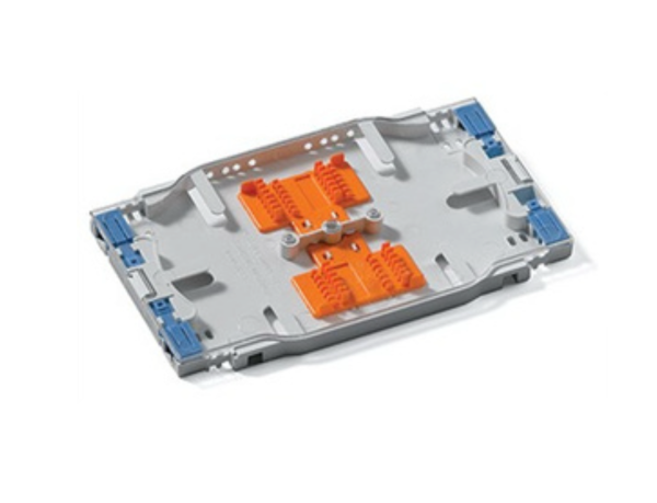 Leviton - T5PLS-24F Injection Molded High Density Fiber Splice Tray, Heat Shrink Style, 24 Fibers