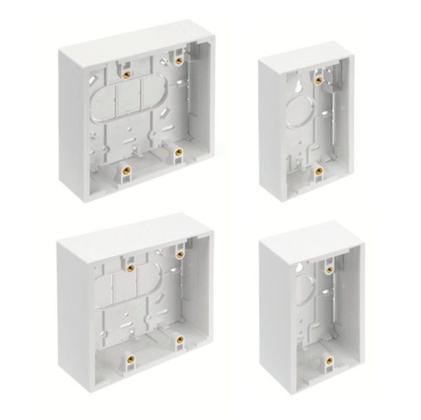 Leviton - Single and Dual-Gang Low-Voltage Surface-Mount Back Boxes (42777 Series)