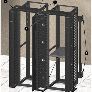 Panduit - Adjustable Rail 4-Post Rack System